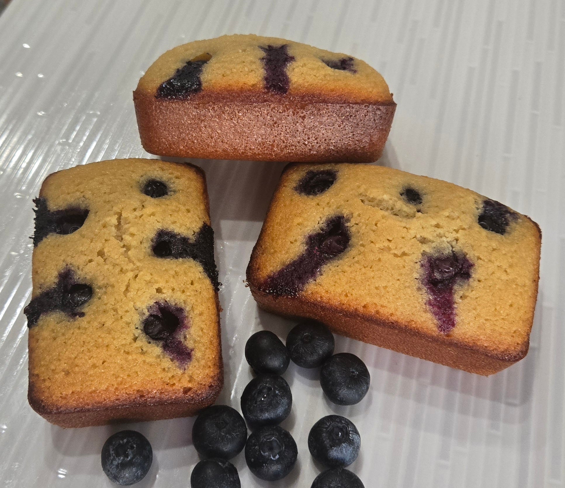 Financiers Myrtilles / Blueberry Financiers - Gluten-free- 3 pcs