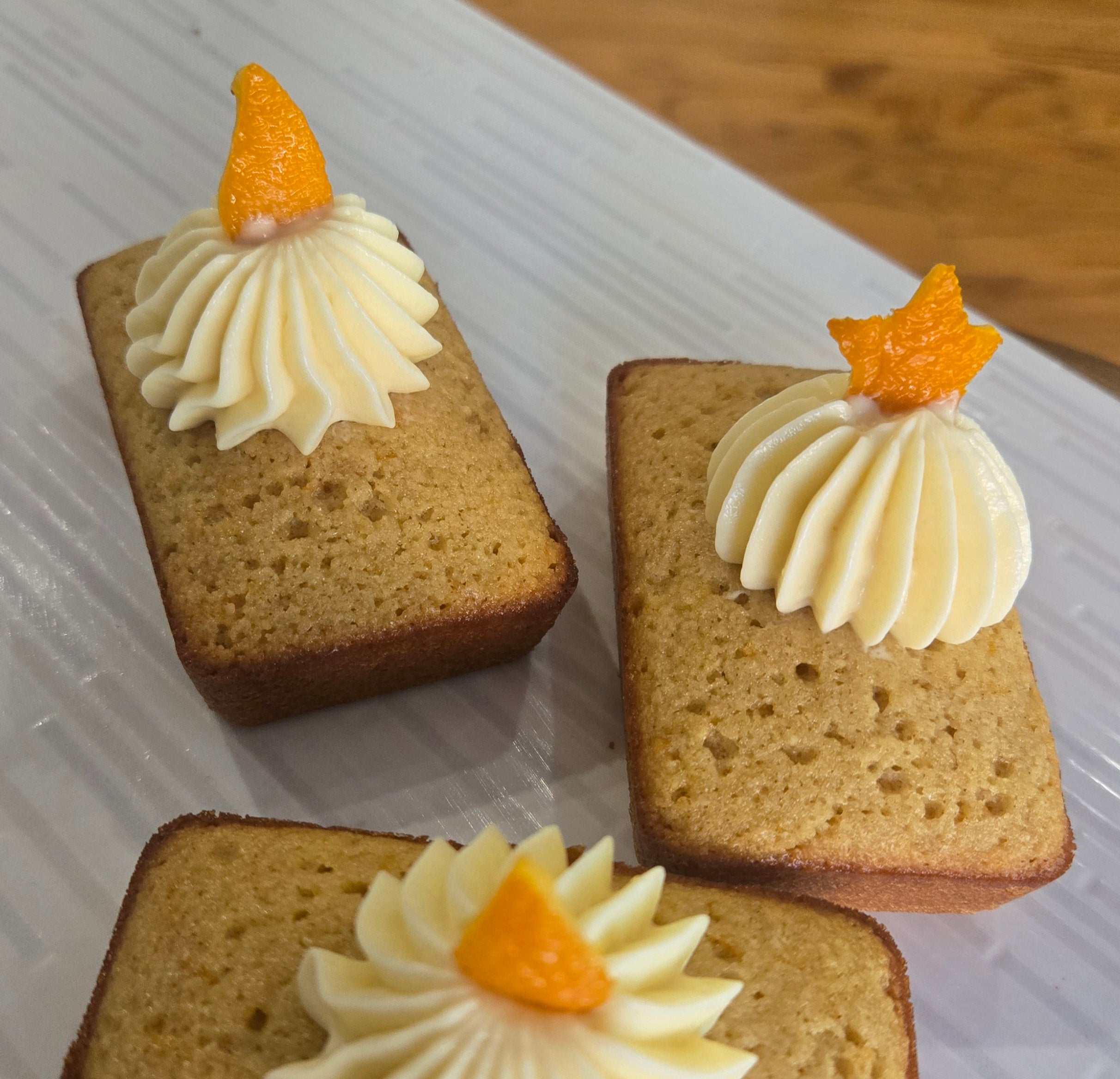 Financiers Orange / Orange Financiers 🍊 - Gluten-free-3 pcs