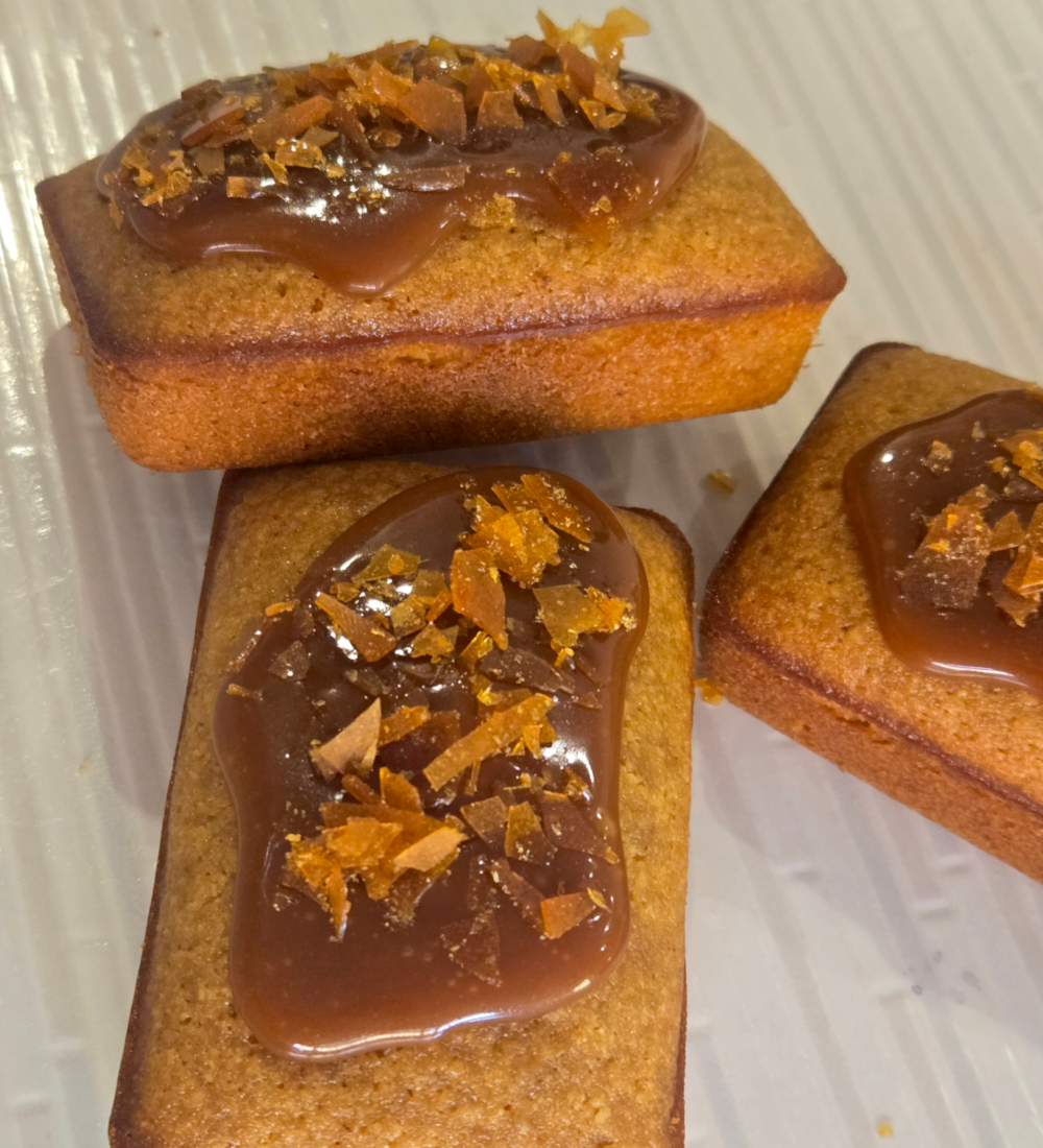 Financiers Caramel / Salted Caramel Financiers - Gluten-free - 3 pcs