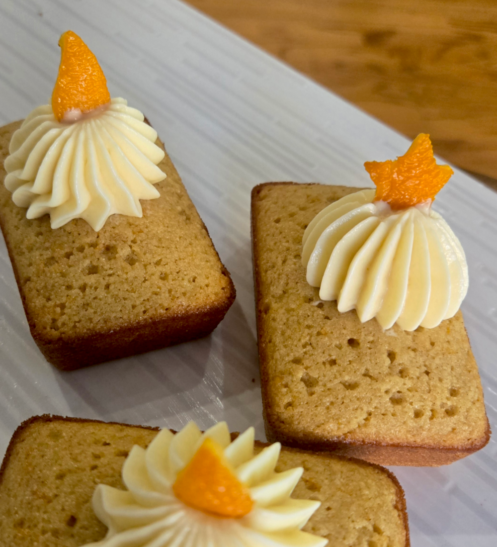 Financiers Orange / Orange Financiers 🍊 - Gluten-free-3 pcs